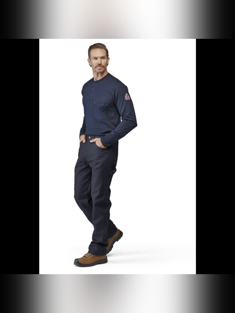 Bulwark FR Cargo Pants 32x35 Mens Navy Westex Canvas CAT 2 NFPA 2112 PLJ8 New